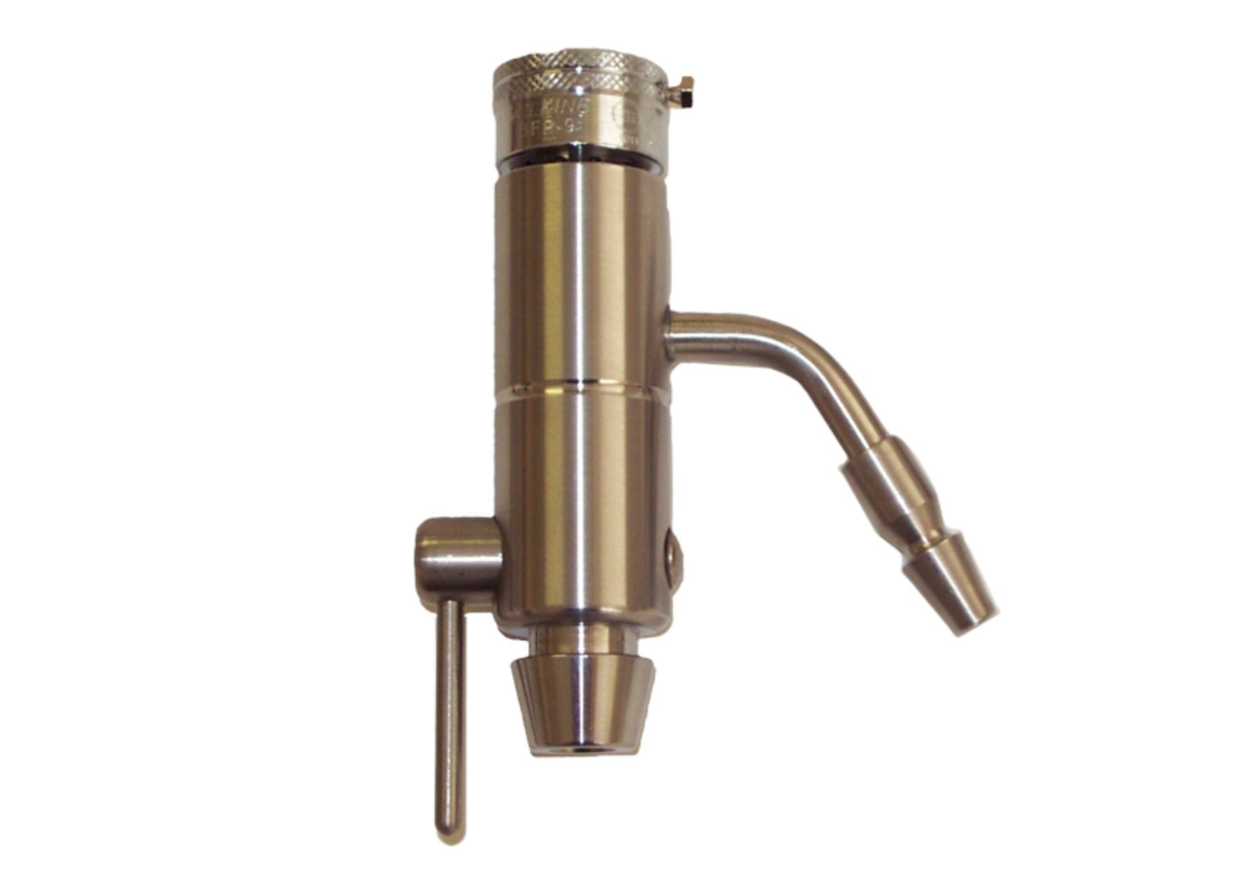 Hydro aspirator, stainless steel, with hose connector