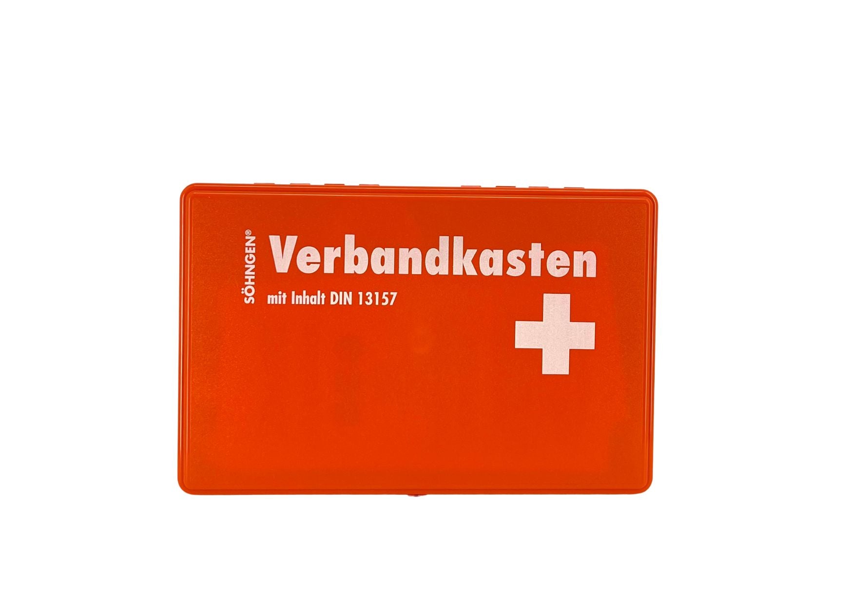 First aid kit small, filled according to DIN 13157, plastic, 72 pieces