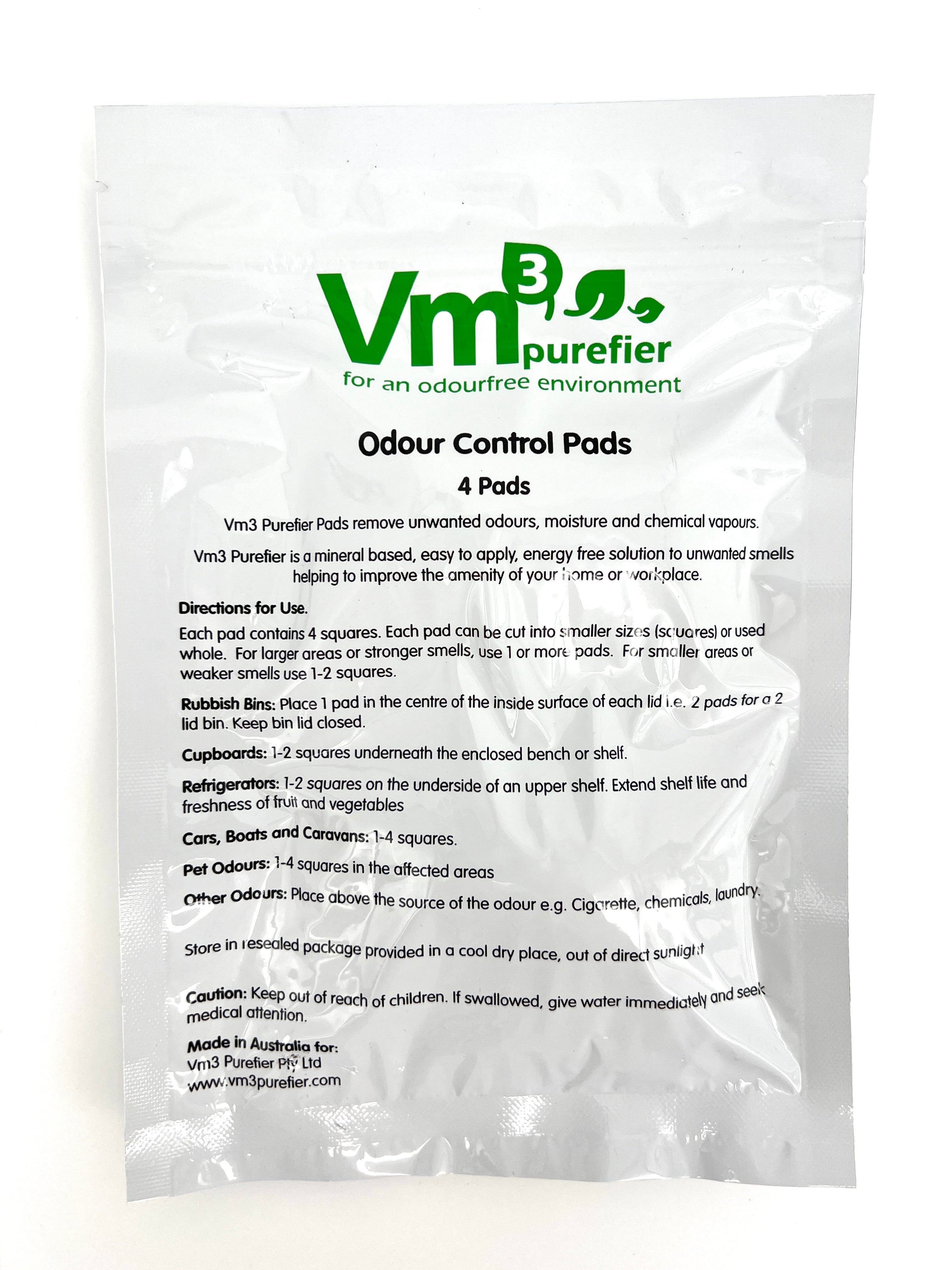 Vm3 odor control pads set of 16