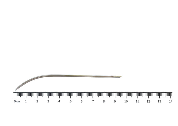 Aghi di lavabis piegati