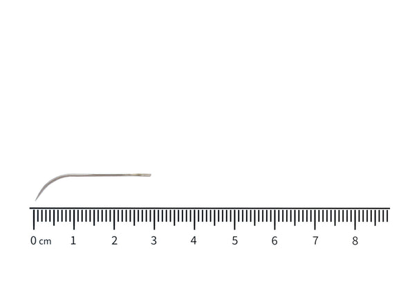 Aghi di lavabis piegati