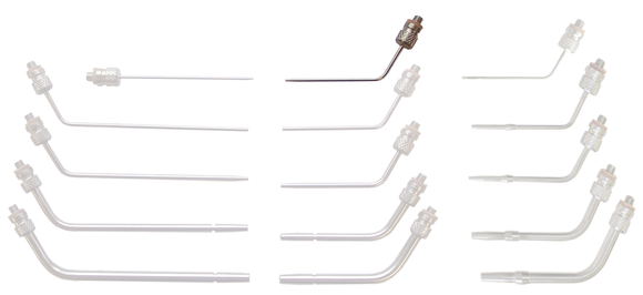 Lavabis Arterienkanüle gebogen 1/16"x2" 12-32 thread-M