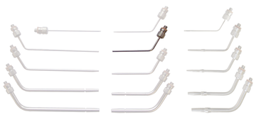 Cánula arterial, curva, 3/32 "x2", rosca 12-32-M - 0