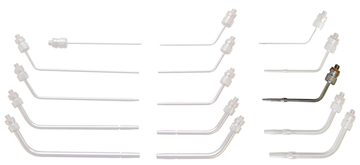 Lavabis Arterienkanüle gebogen 1/8"x2" Tie Collar 12-32 thread-M