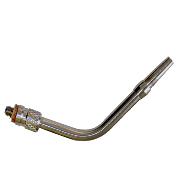 Lavabis Arterienkanüle gebogen 1/4"x2" Tie Collar 12-32 thread-M