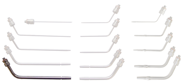 Lavabis Arterienkanüle gebogen 1/4"x4" Tie Groove 12-32 thread-M