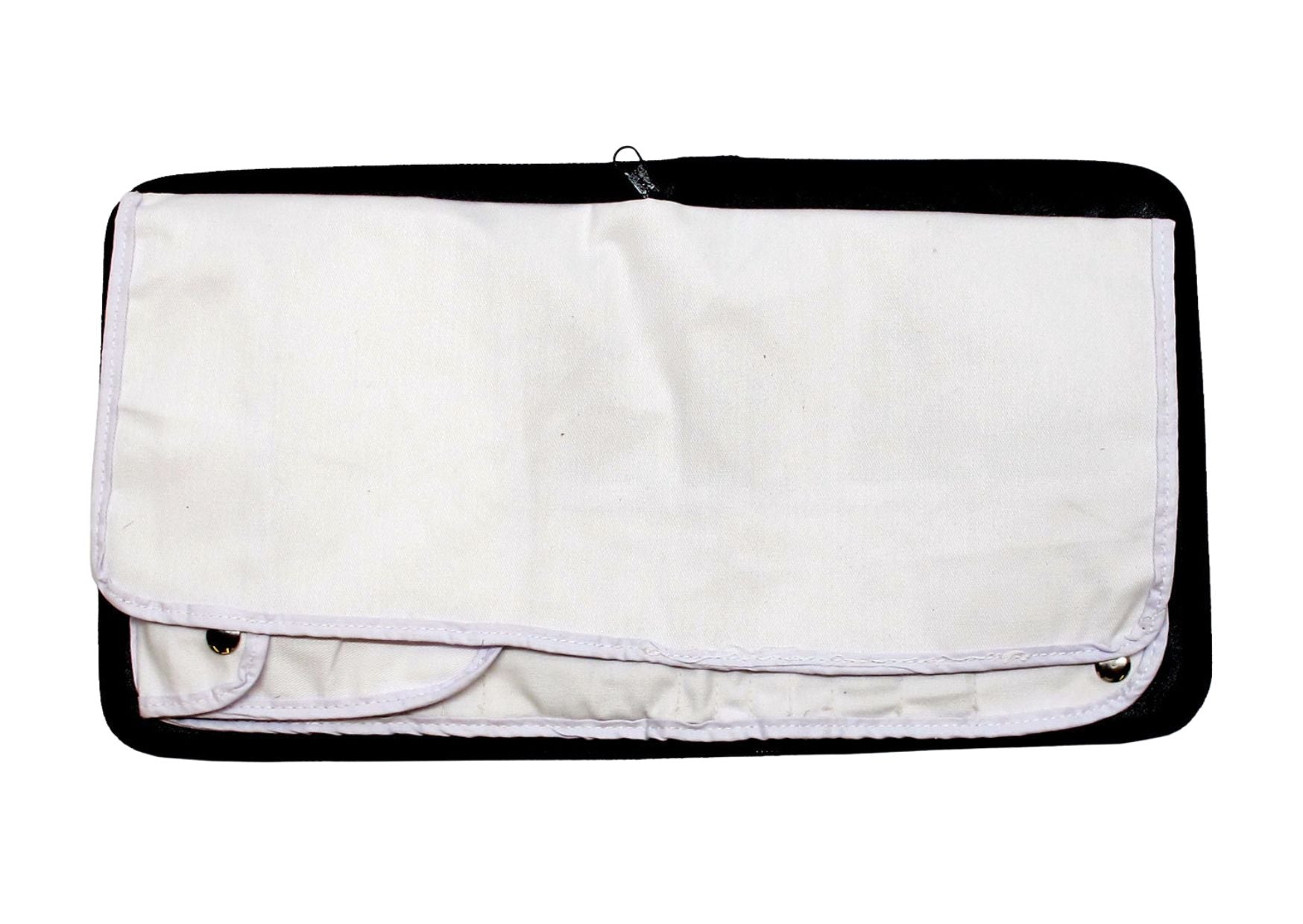 Instrument bag, imitation leather/cotton, black/white