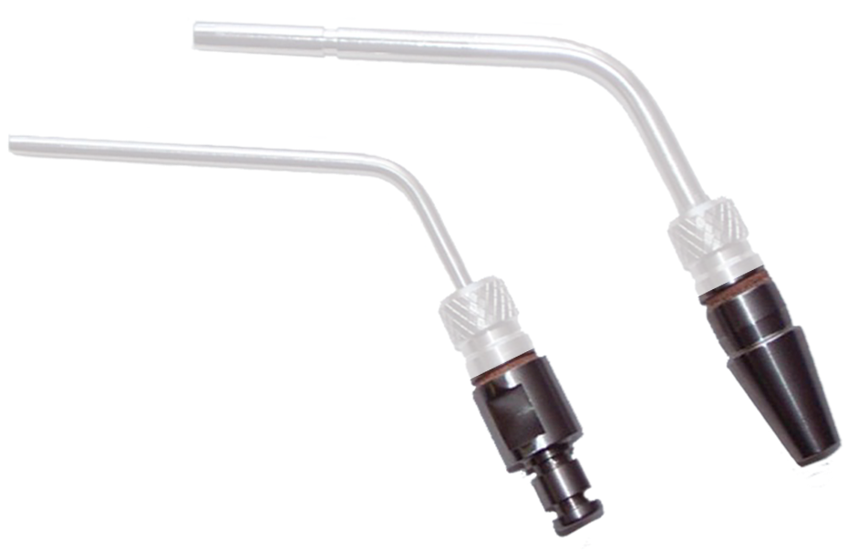 Adapter arterial cannula, tube connector, 12-32 thread-F
