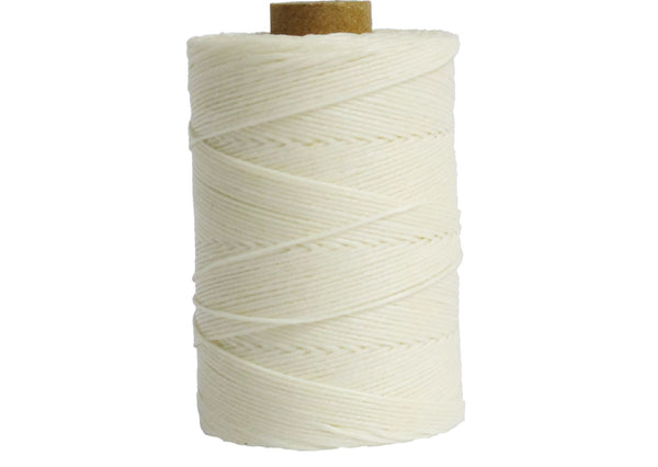 Leinen Garn Nr 18 Cord 3 gewachst rohweiß