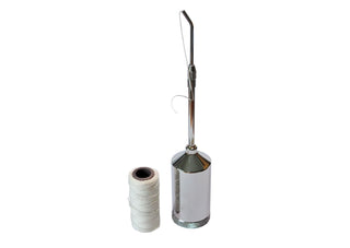 Garnspender, mit-30 g-Spule, mit Klinge, verchromt