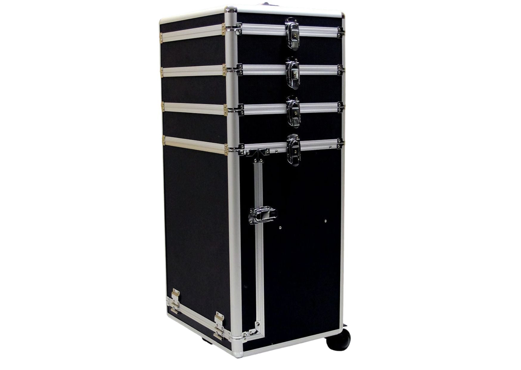 Suitcase trolley in black, dimensions 340 x 370 x 740 mm