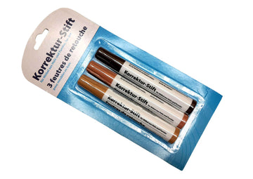 Crayons correcteurs en bois 3 couleurs
