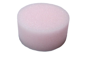 Esponja de maquillaje redonda rosa
