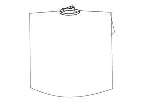 Wasserdichter Kosmetikumhang schwarz - 0