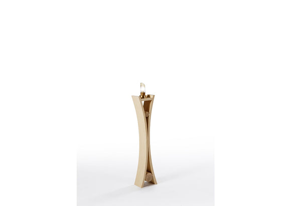 Säule mit Beleuchtung  Eschenholz