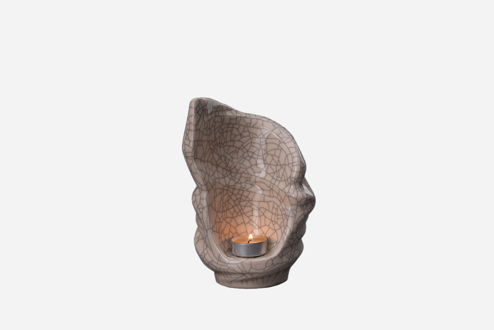Memorial urn light ceramic