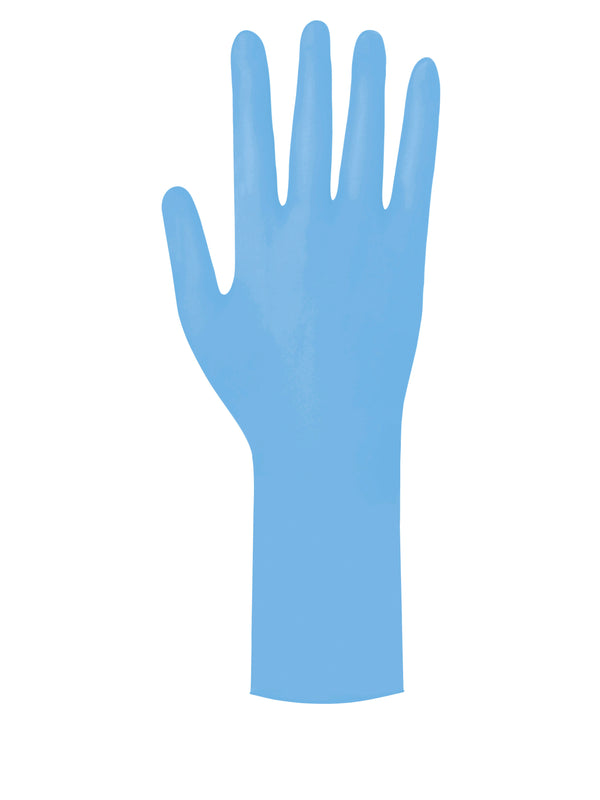 Nitril Handschuhe blau, lang