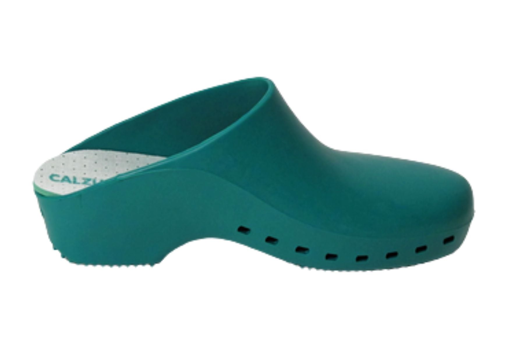 OP clogs, green, with straps - 0