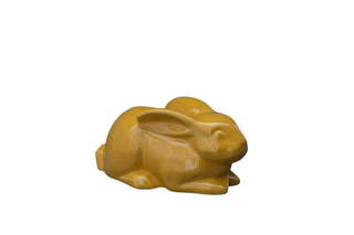 Kaufen gelb Tierurne Hase Keramik